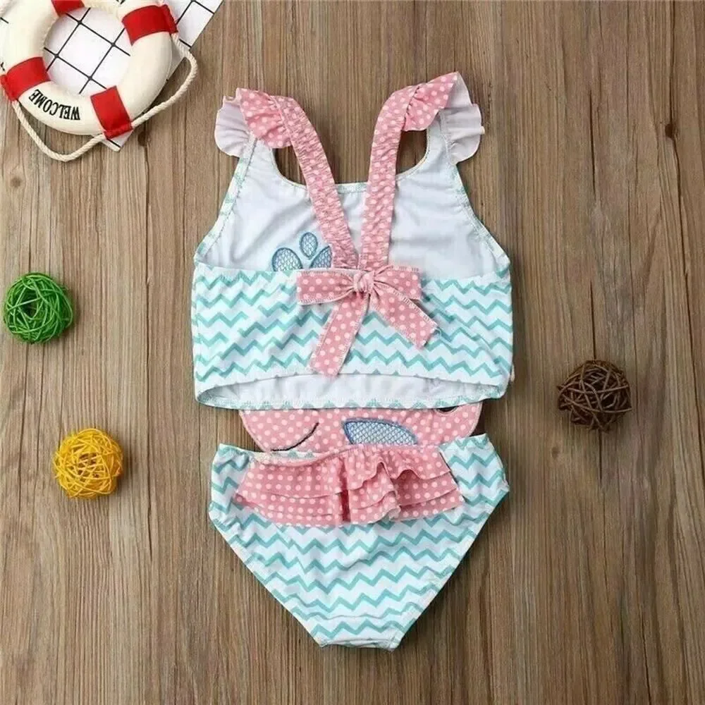 SOL SWIM Toddler Baby Girls One-Piece Swim Bathing Suit Whale Beach Summer 24M